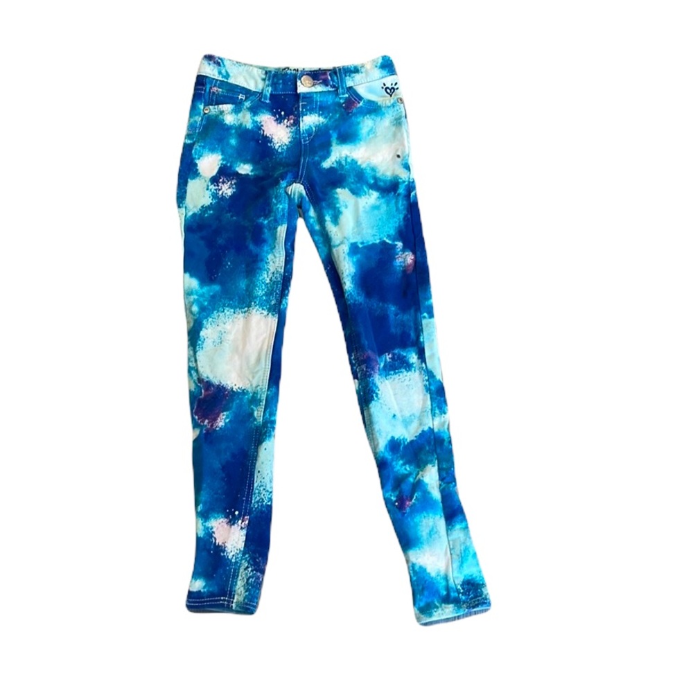 Girls Justice Tie Dye Premium Jeans (Size 12)